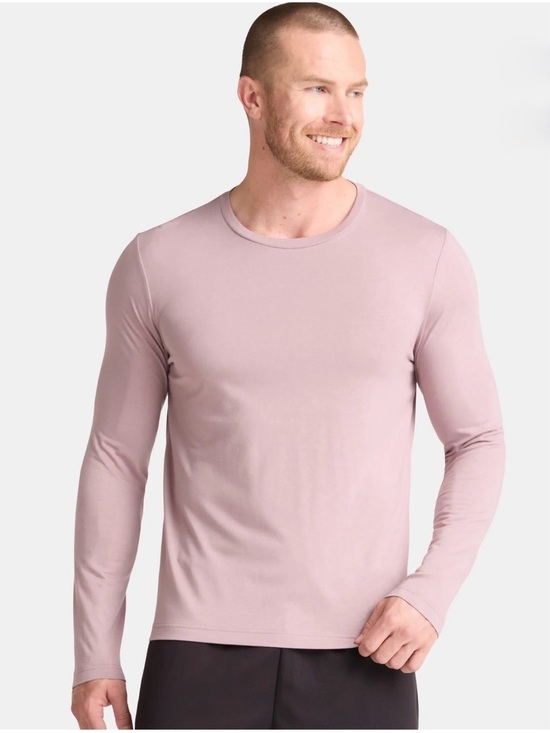 Athletic Works Other - Athletic Works Men’s Long Sleeve Moisture Wicking Tri-Blend Tee L Lavender New